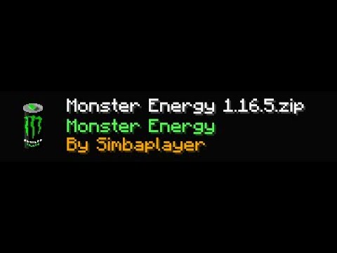 Monster Energy Drink Texture Pack (Minecraft)