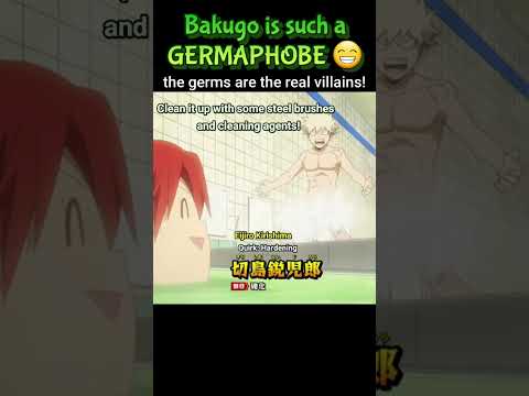 He is so dramatic 😆🤣 #myheroacademia #bakugo #kirishima