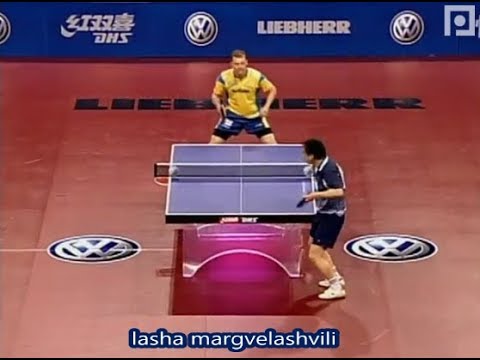 He Zhi Wen vs Peter Karlsson (WTTC 2005)