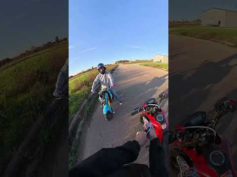 Part 2 the full day #honda #wheelie #bikelife #motorcycle #hondagrom #aivideo