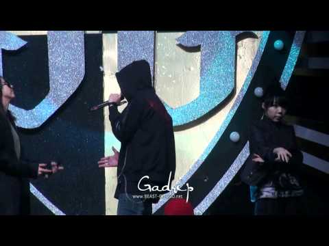 [Fancam] 111029 BEAST Junhyung - Be Quiet rehearsal @ Music Core