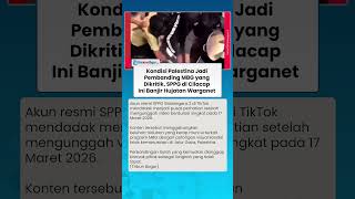 KRISIS PALESTINA JADI PEMBANDING KRITIK MENU MBG! SPPG di Cilacap Ini Banjir Kritik dari Warganet
