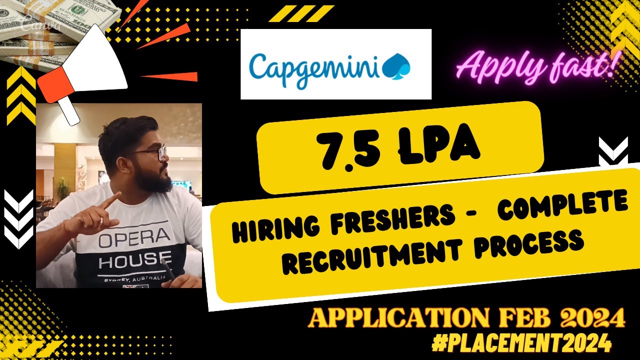 Capgemini Complete Recruitment Process [7.5 LPA] - Hacks to Crack it!