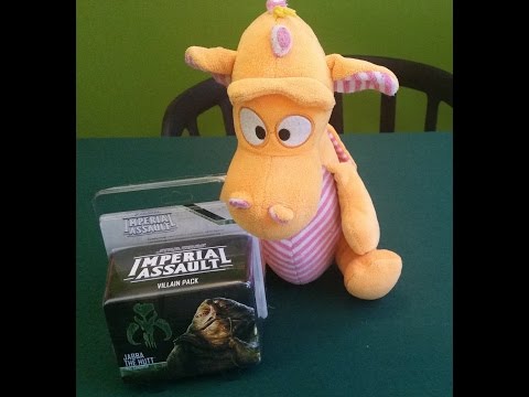 Star Wars: Imperial Assault - Jabba the hutt villian pack - Unboxing