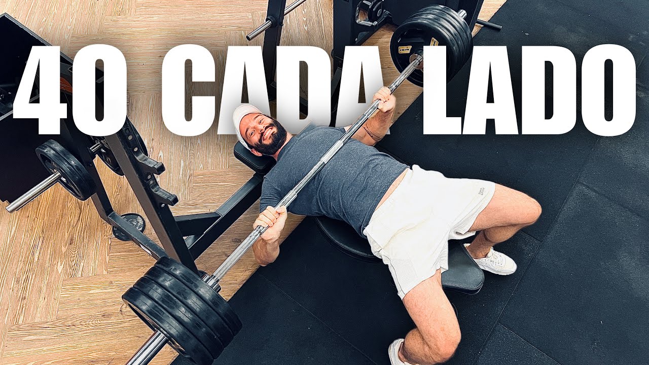 COMO PEGAR 40KG CADA LADO NO SUPINO