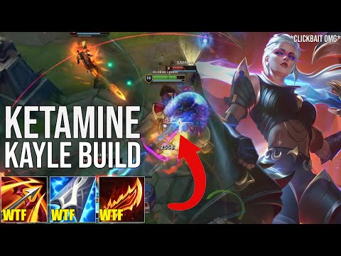 KETAMINE KAYLE  CAN DELETE 5 ENEMIES IN SECONDS (THIS IS OP) - League of Legends | kayle 1v9