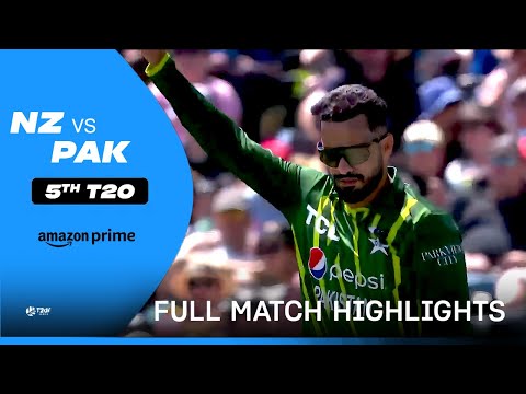 NZ vs PAK 5th T20I - Cricket Highlights | Prime Video India