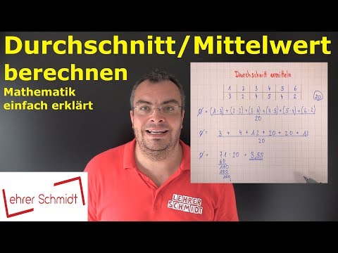 Calculating the average (mean) | Data and chance - simply explained | Lehrerschmidt