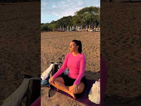 BEACH YOGA SESSION | BALI YOGA ASHRAM #yogateachertraininginbali