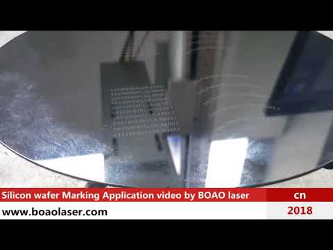 Silicon Wafer laser Marking Video by BOAO laser