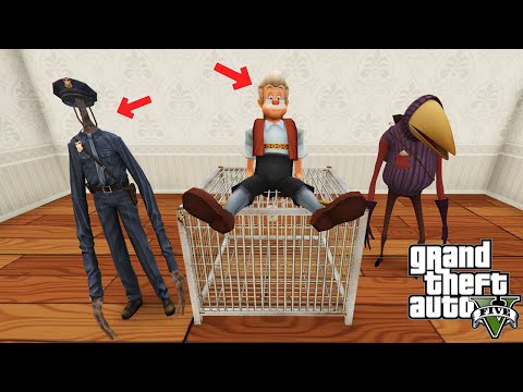 SİREN HEAD POLİS OLDU HELLO NEİGHBOR BABASINI KURTARDI