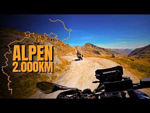 Von den Seealpen bis nach Südtirol - 2000km Motorradtour durch die (West)Alpen