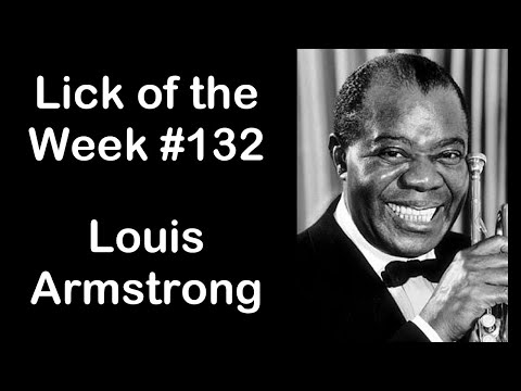 Lick of the Week #132 (Louis Armstrong II V I Lick)