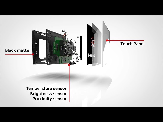 abb Kosketusnäyttö knx abb roomtouch 4 mus