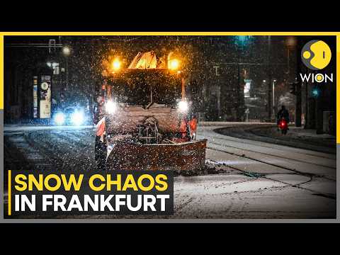 Heavy Snow Disrupts Frankfurt Airport, Winter Delays Hit Air Travel | WION