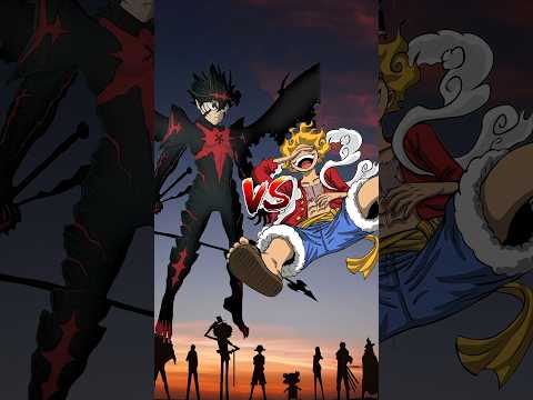 Asta vs Luffy #anime #onepiece #blackclover #asta #luffy