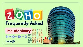 Download the video "Zoho Round 2 | Pseudobinary Program | Optimal Solution | Code It - Tamil"