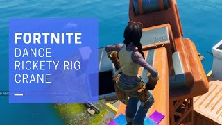 FORTNITE: Dance On Top of the Crane at Rickety Rig (NO COMMENTARY)
