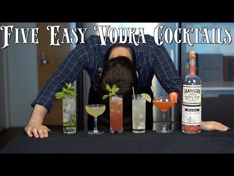 The 5 Easiest VODKA Cocktails