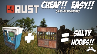 Rust | Vending Machine + Metal Shop Front TRAP BASE!