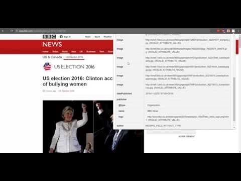 Structured data testing tool preview - a free Chrome Extension