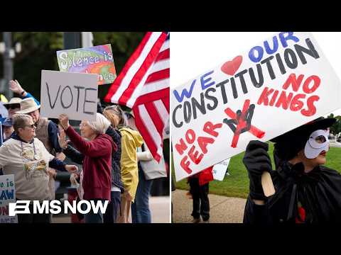 ‘NO KINGS’ organizers push for historic early voting turnout