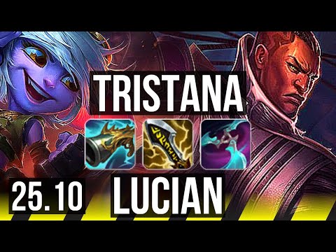 TRISTANA & Alistar vs LUCIAN & Senna (ADC) | 16/3/4, Legendary | KR Master | 25.10