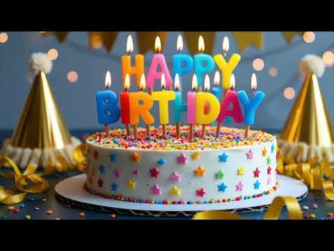 🎂 Happy Birthday Celebration Loop  4 Hours of Festive Cake, Candles & Party Ambience 🎈🎁