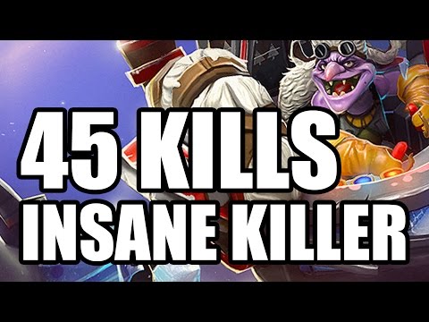 Fn Insane Killer Timbersaw vs Era 45 kills in total Dota 2 Ranked