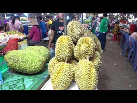 Cambodian Local Market Tour, Prek Anhchanh Market Scenes, Countryside Market Scenes