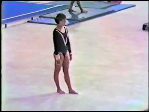 Christina McDonald (ON) - 1987 Canadian Nationals - Sr 1A - UB-BB