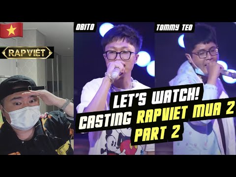 🇻🇳🇰🇷🔥Korean Hiphop Junkie react to Casting Rap Việt mùa 2 (Part 2) | Obito & Tommy Teo (VN/ENG SUB)