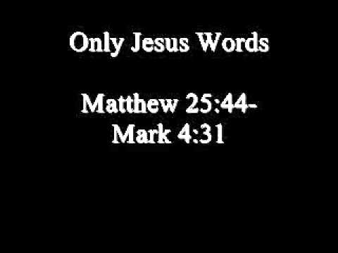 Only Jesus Words Disc 2 The second disc in a series by Gary Sosbee