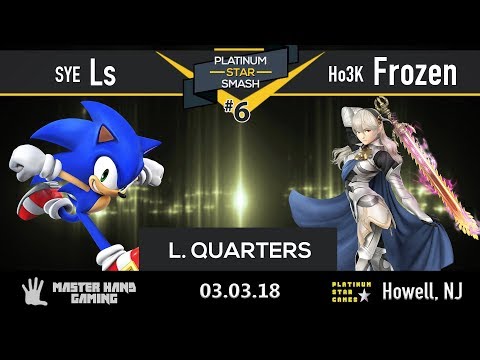 Platinum Star Smash 6 - SYE | Ls (Sonic) vs Ho3K | Frozen (Corrin) - Loser's Quarterfinals
