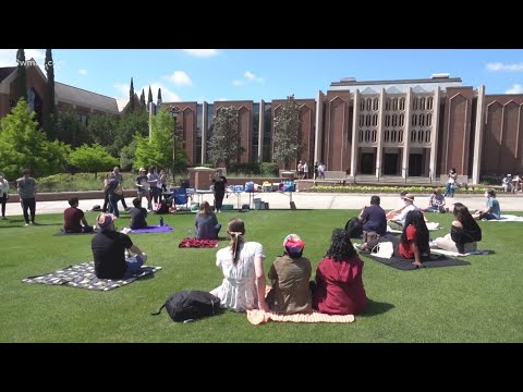 Mercer students meet for finals week demonstration on students' rights to protest on campus