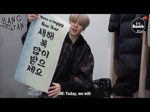 [ENG] 191221 [BANGTAN BOMB] Jimin's calligraphy skills - BTS (방탄소년단)