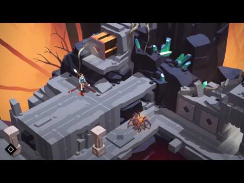 Lara Croft GO The Cave of Fire - Walkthrough 4 - The Burnt Tree