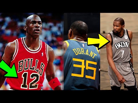 These 12 NBA Superstars Changed Their Jersey Numbers...Why?