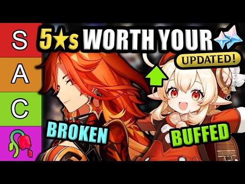 THE BEST CHARACTERS TO PULL! ★Updated Genshin Impact 5 Star Tier List Nod-Krai★