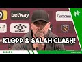 Klopp reacts to ARGUMENT with Salah! | West Ham 2-2 Liverpool