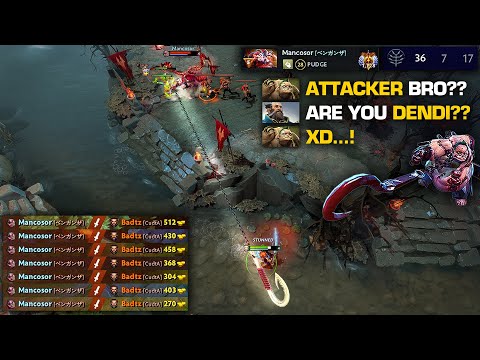 PUDGE vs KUNKKA Mid! It's Like DENDI vs ATTACKER | Pudge Official