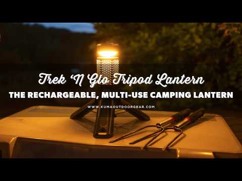 Camping Lantern vs Flashlight? This Trek 'N Glo Tripod Lantern Does Both!