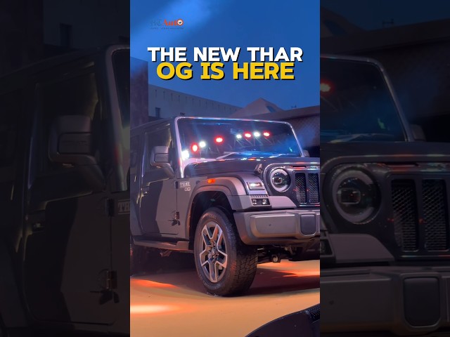 New Mahindra Thar OG launched!