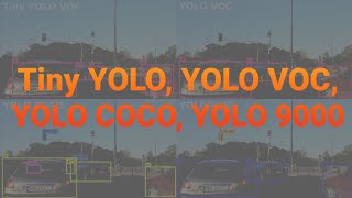 8K 4x YOLO (Tiny YOLO, VOC, COCO, YOLO9000) Object Detection #1