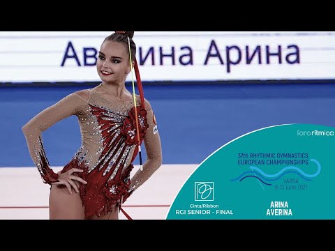 Arina Averina (cinta / ribbon) - Final Individual European Championship Varna 2021