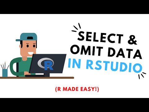 How to select and omit data in RStudio