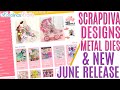 Scrap Diva Designs JUNE Release, New Craft Dies for Paper Crafting, Metal Dies Craft