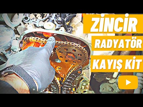 MOTOR Zincir Değişim ! Su radyatör V kayış Kit #BÖLÜM II