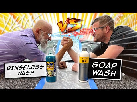 CAR WASH SHOWDOWN 💥💦 Soap vs. ONR (Rinseless Wash)