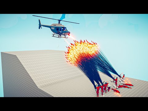 HELICOPTER vs EVERY UNIT - Totally Accurate Battle Simulator TABS